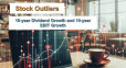 Headline image for Canadian Stock Outliers: 10-Year Dividend Growth and 10-Year EBIT Growth