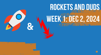 Headline image for Rockets and Duds: Week 1 - Dec 2, 2024