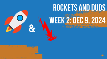 Headline image for Rockets and Duds: Week 2 - Dec 9, 2024